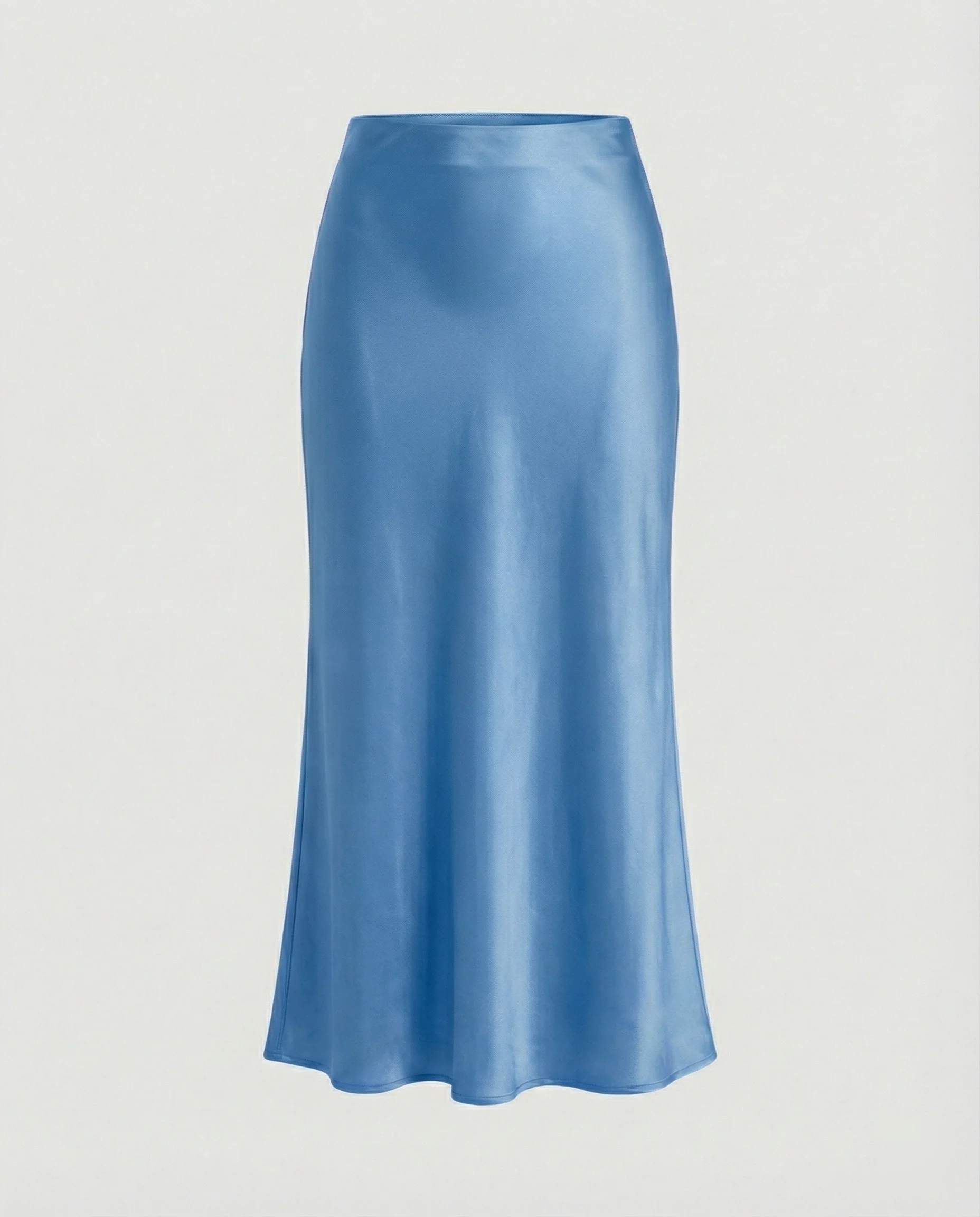 Damen Longskirt aus glattem Satin von Heidi Mode - Image 5