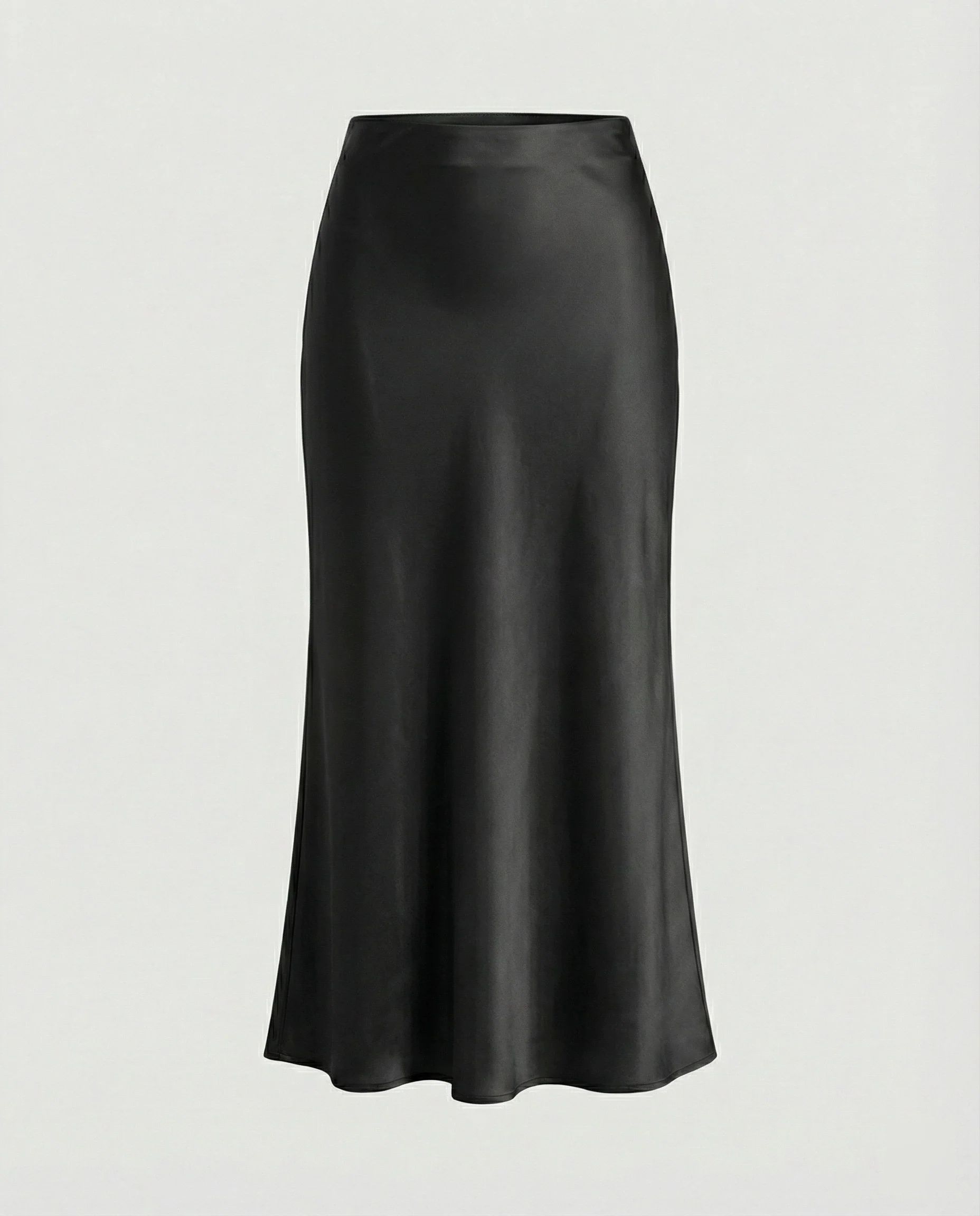 Damen Longskirt aus glattem Satin von Heidi Mode - Image 6