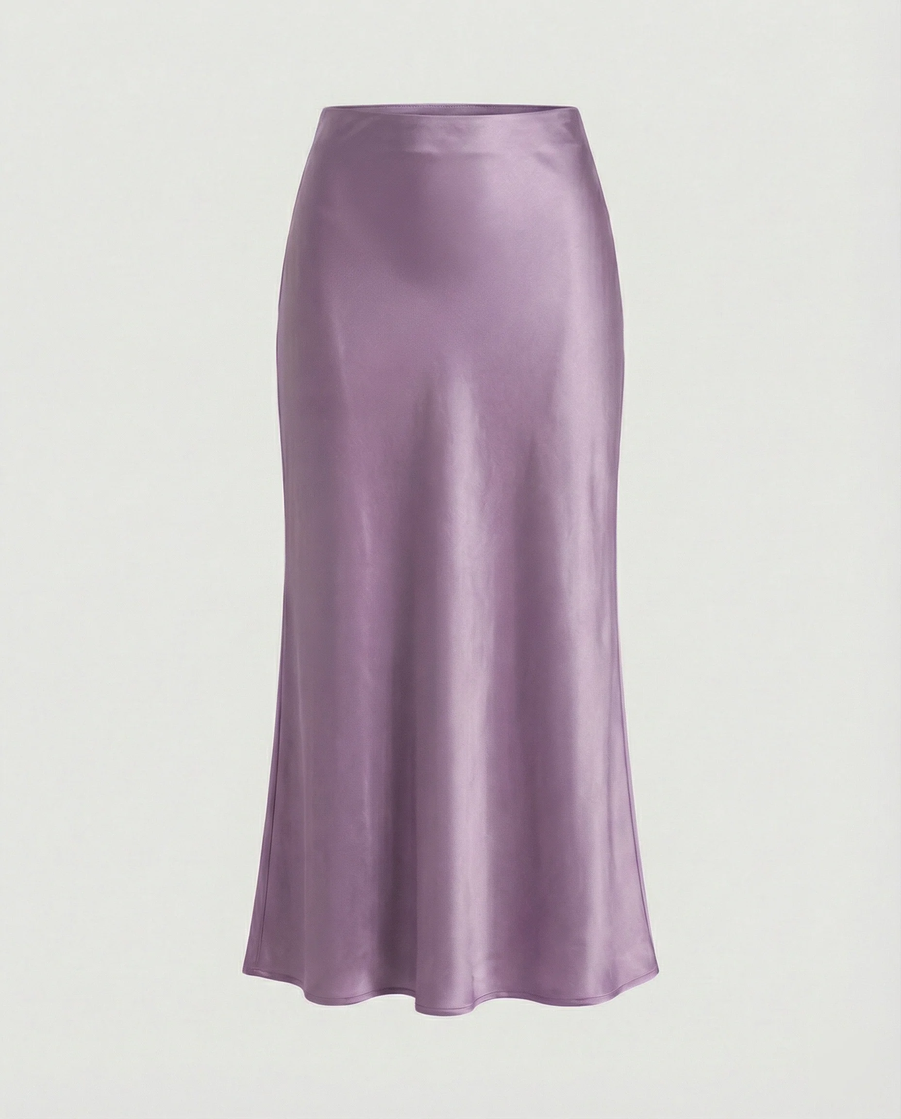 Damen Longskirt aus glattem Satin von Heidi Mode - Image 9