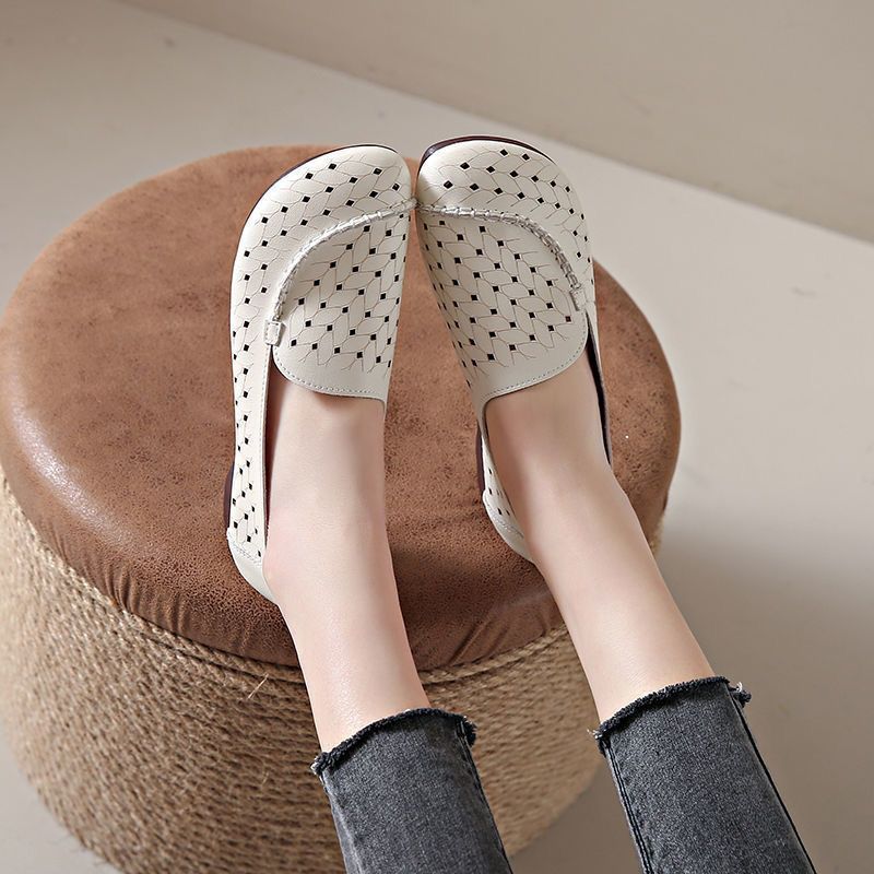 Damen luftige Ballerina-Schuhe mit modischem Flechtdesign Heidi Mode - Image 7