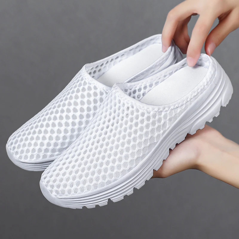 Damen Luftige Clogs mit atmungsaktivem Netzdesign Heidi Mode - Image 2