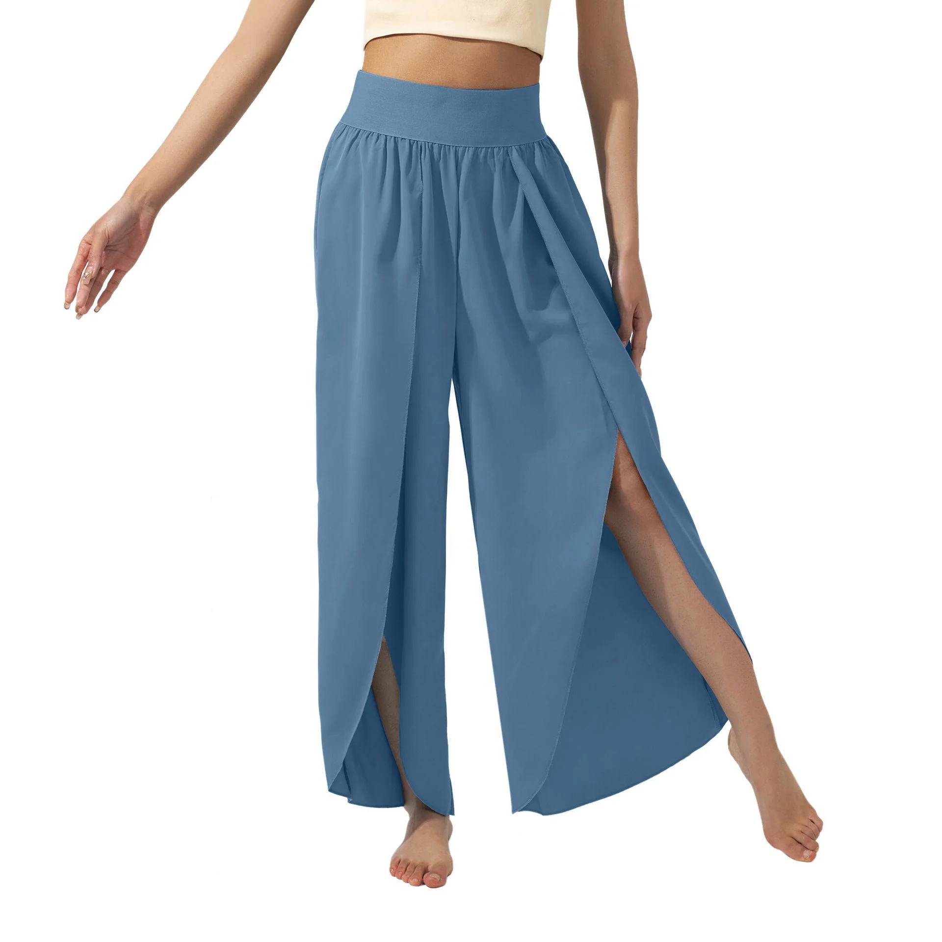 Damen Luftige Culotte mit Seitenschlitzen Heidi-Mode - Image 16
