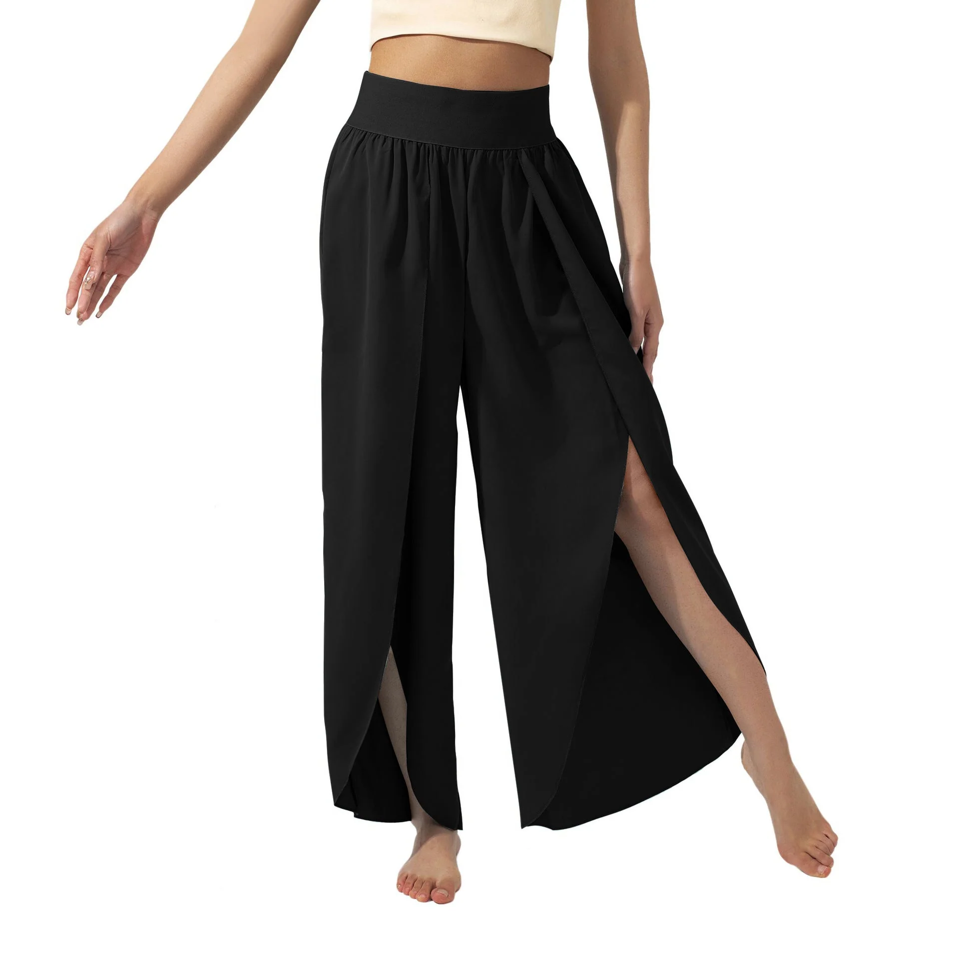 Damen Luftige Culotte mit Seitenschlitzen Heidi-Mode - Image 6