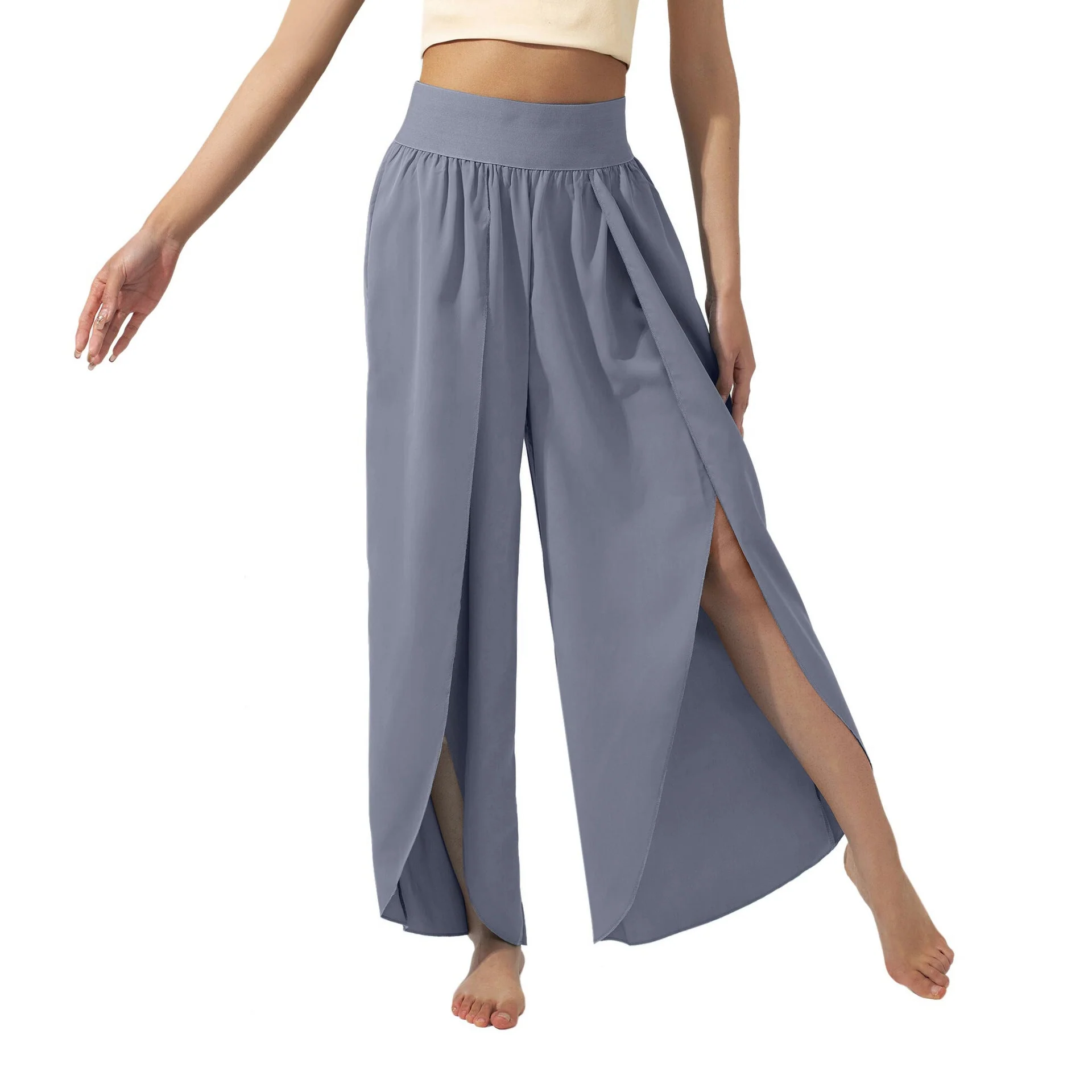 Damen Luftige Culotte mit Seitenschlitzen Heidi-Mode - Image 7
