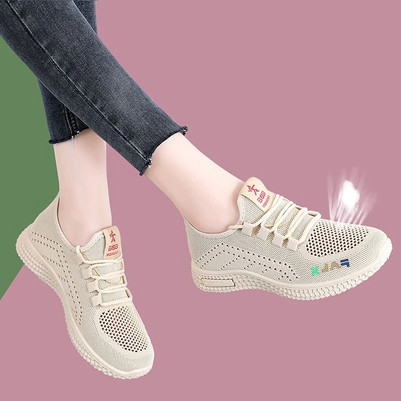 Damen Luftige Freizeitsneaker mit atmungsaktiver Mesh-Oberfläche Heidi Mode - Image 2