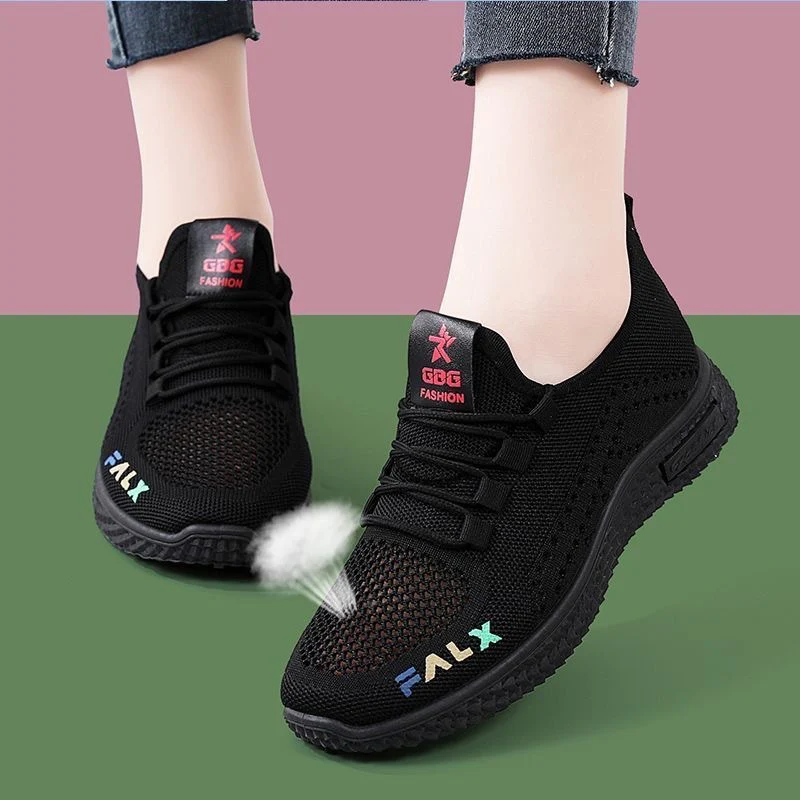 Damen Luftige Freizeitsneaker mit atmungsaktiver Mesh-Oberfläche Heidi Mode - Image 3