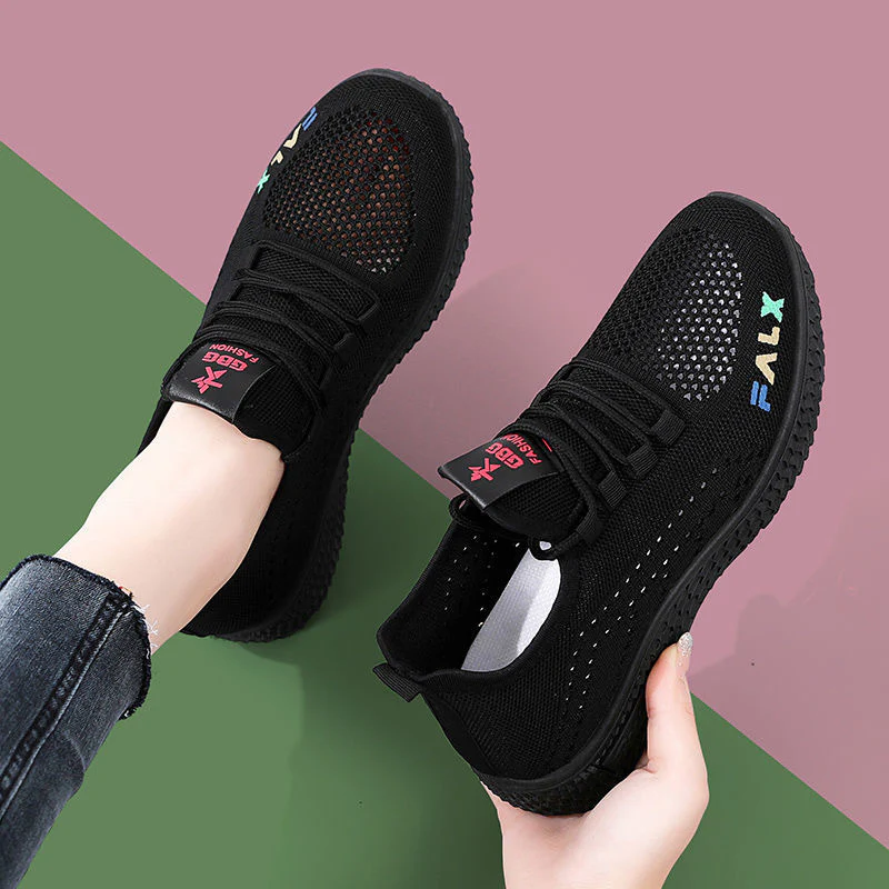 Damen Luftige Freizeitsneaker mit atmungsaktiver Mesh-Oberfläche Heidi Mode - Image 7