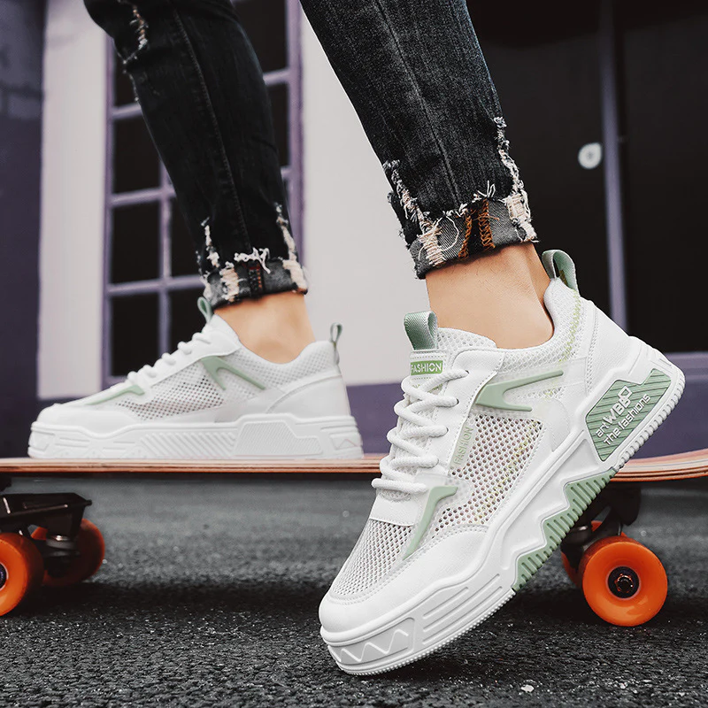 Damen Luftige Freizeitsneaker mit atmungsaktiver Mesh-Oberfläche und rutschfester Sohle Heidi Mode - Image 3