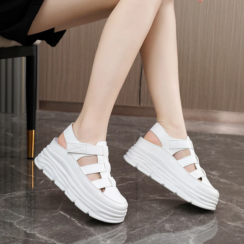 Damen luftige Plateau Sandalen Heidi Mode - Image 4