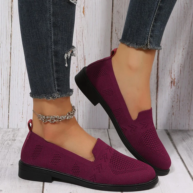 Damen luftige Slip-On Sneakers mit atmungsaktivem Netzmaterial Heidi Mode - Image 2