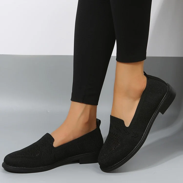 Damen luftige Slip-On Sneakers mit atmungsaktivem Netzmaterial Heidi Mode - Image 4