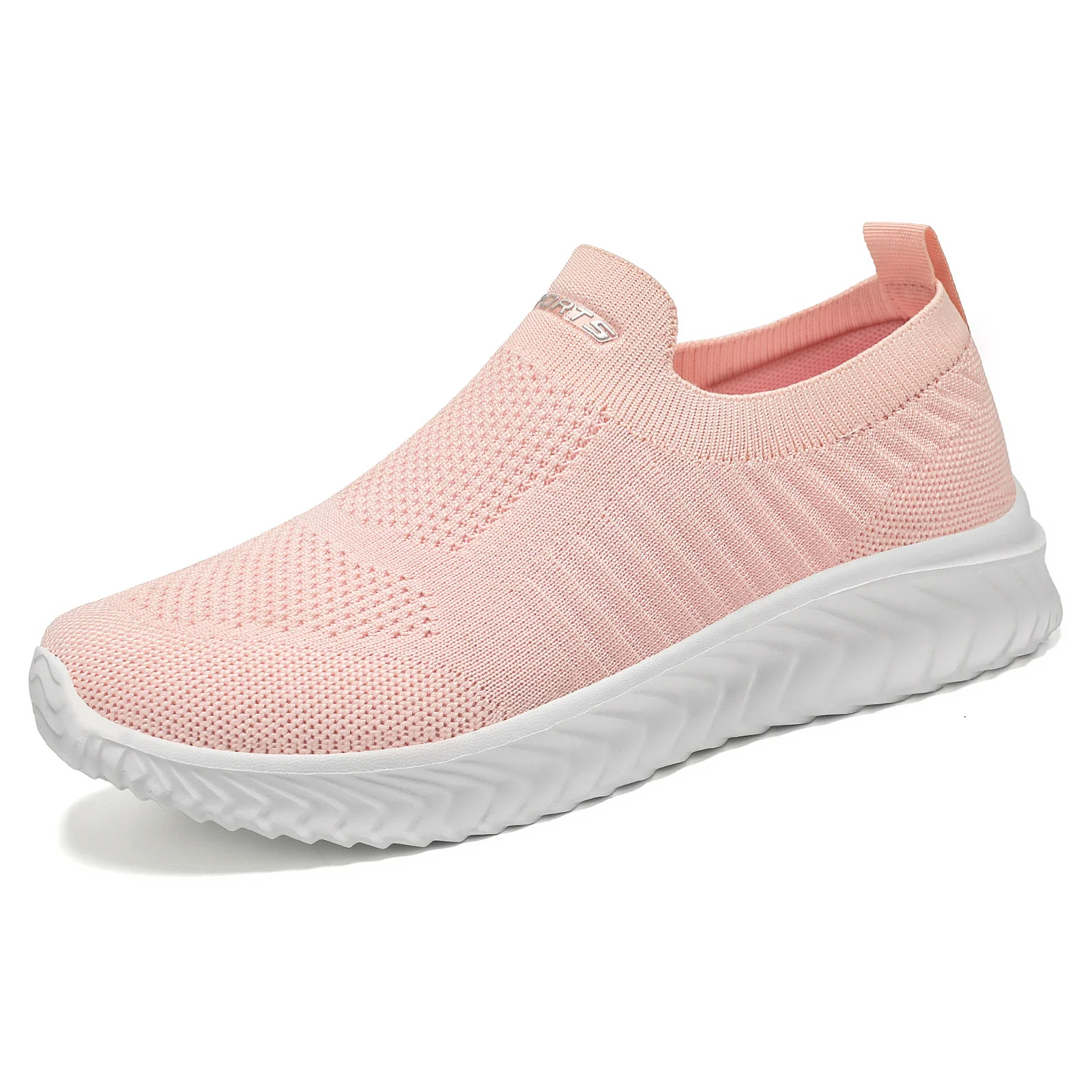 Damen Luftige Slip-On Sneakers mit flexiblem Strickoberteil Heidi Mode - Image 4
