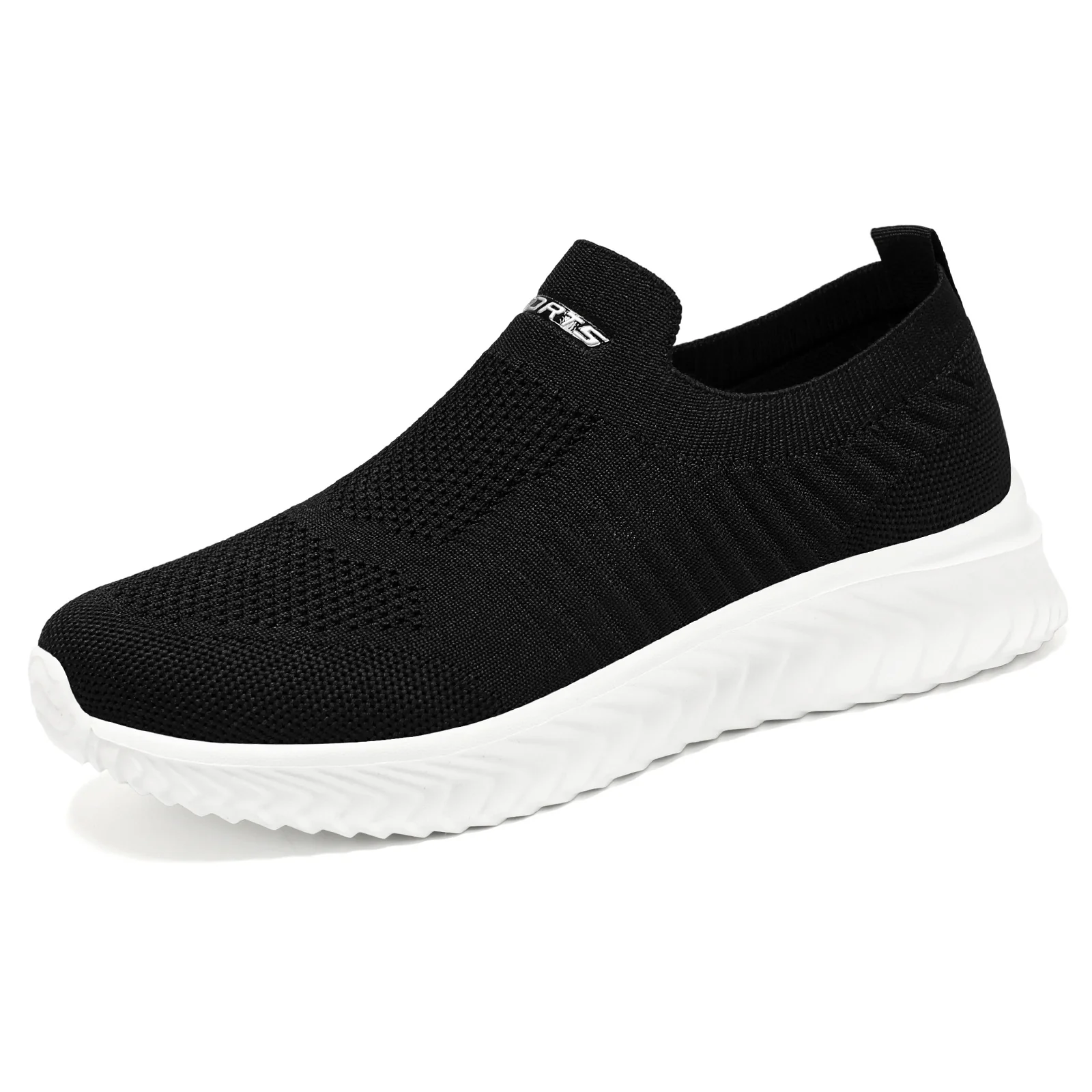 Damen Luftige Slip-On Sneakers mit flexiblem Strickoberteil Heidi Mode - Image 6