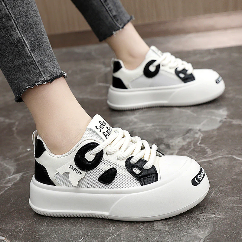 Damen luftige Sneaker mit atmungsaktivem Mesh-Obermaterial und rutschfester Sohle Heidi Mode - Image 3