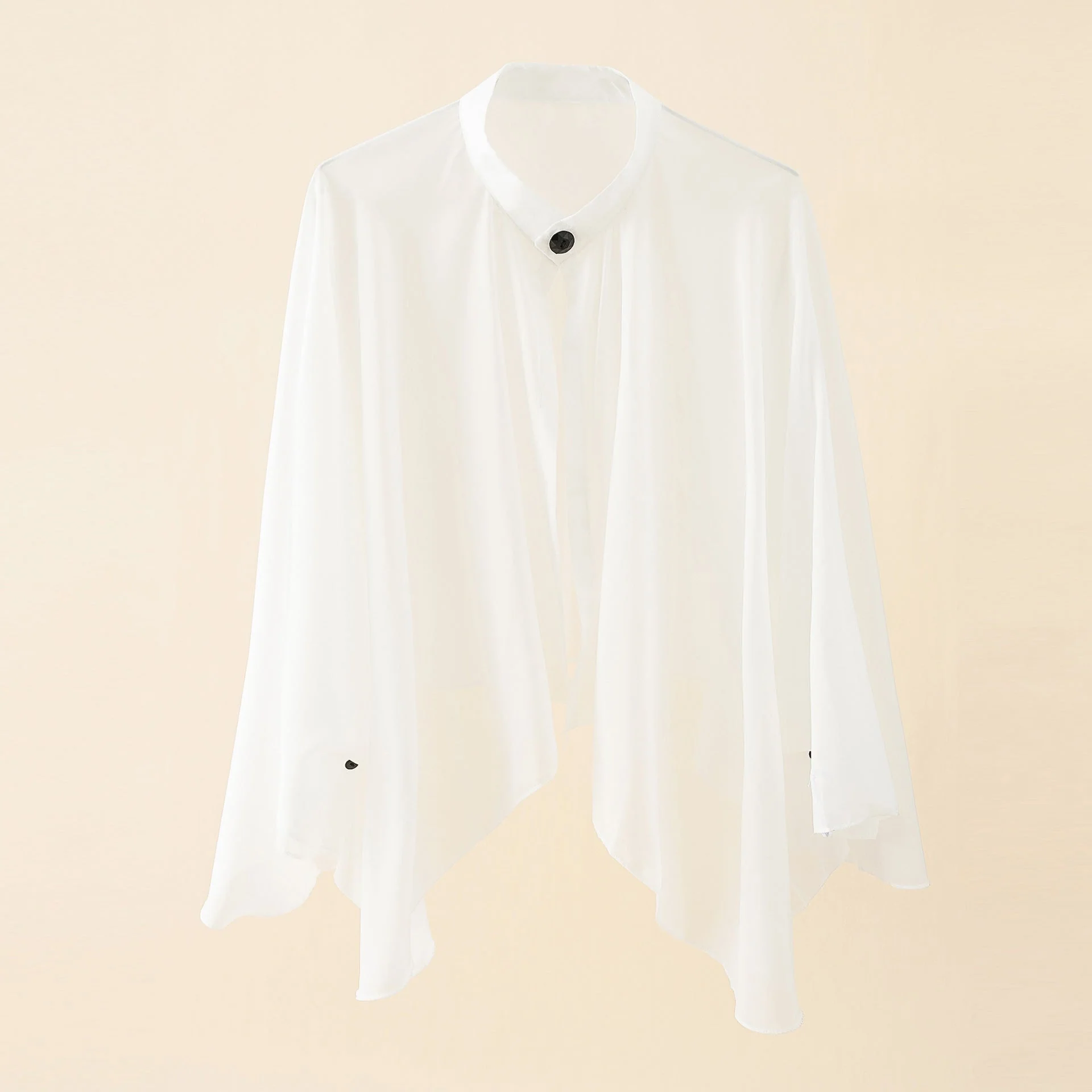 Damen Luftiger Chiffon-Kimono mit Weit Ausgestellten Ärmeln Heidi-Mode - Image 10