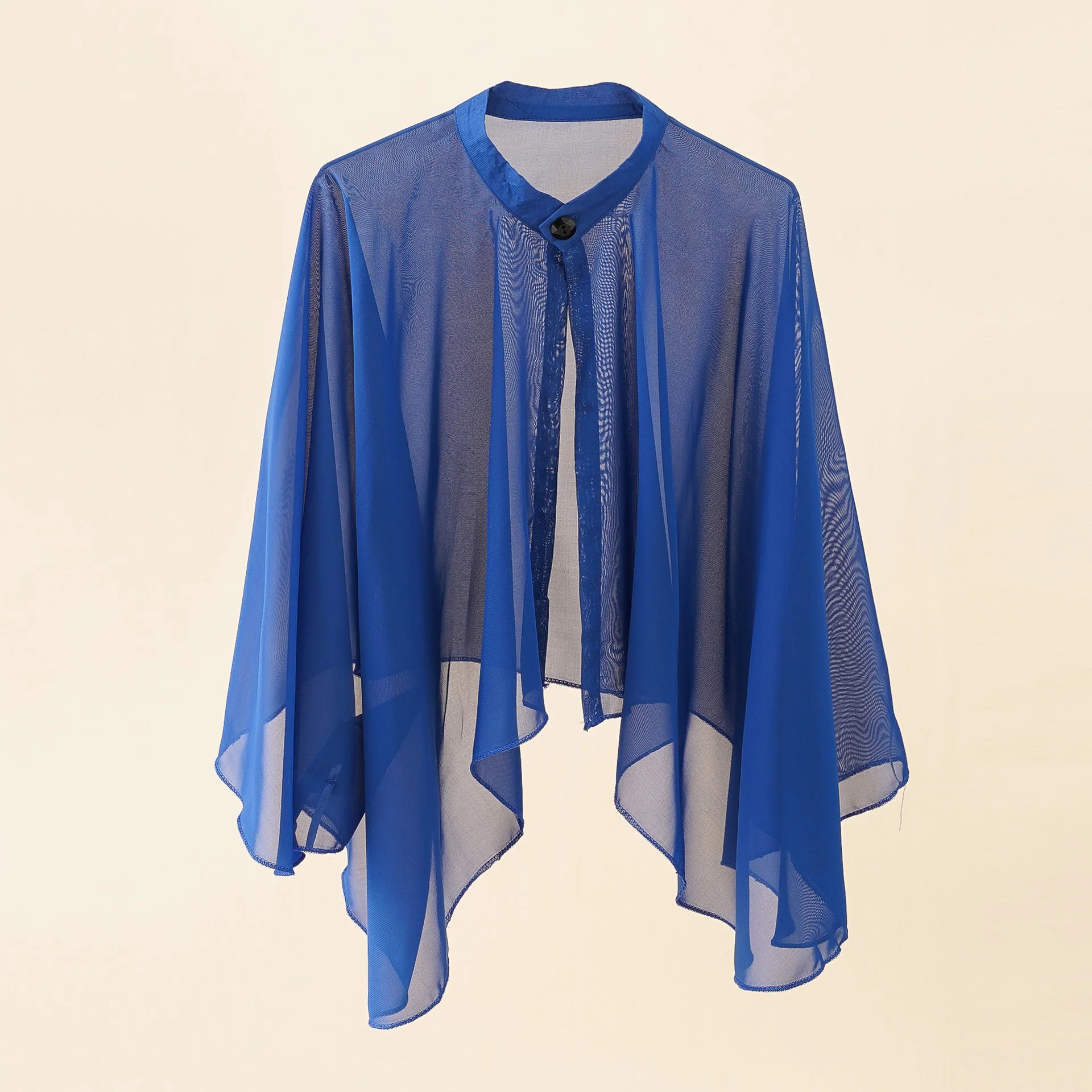Damen Luftiger Chiffon-Kimono mit Weit Ausgestellten Ärmeln Heidi-Mode - Image 8