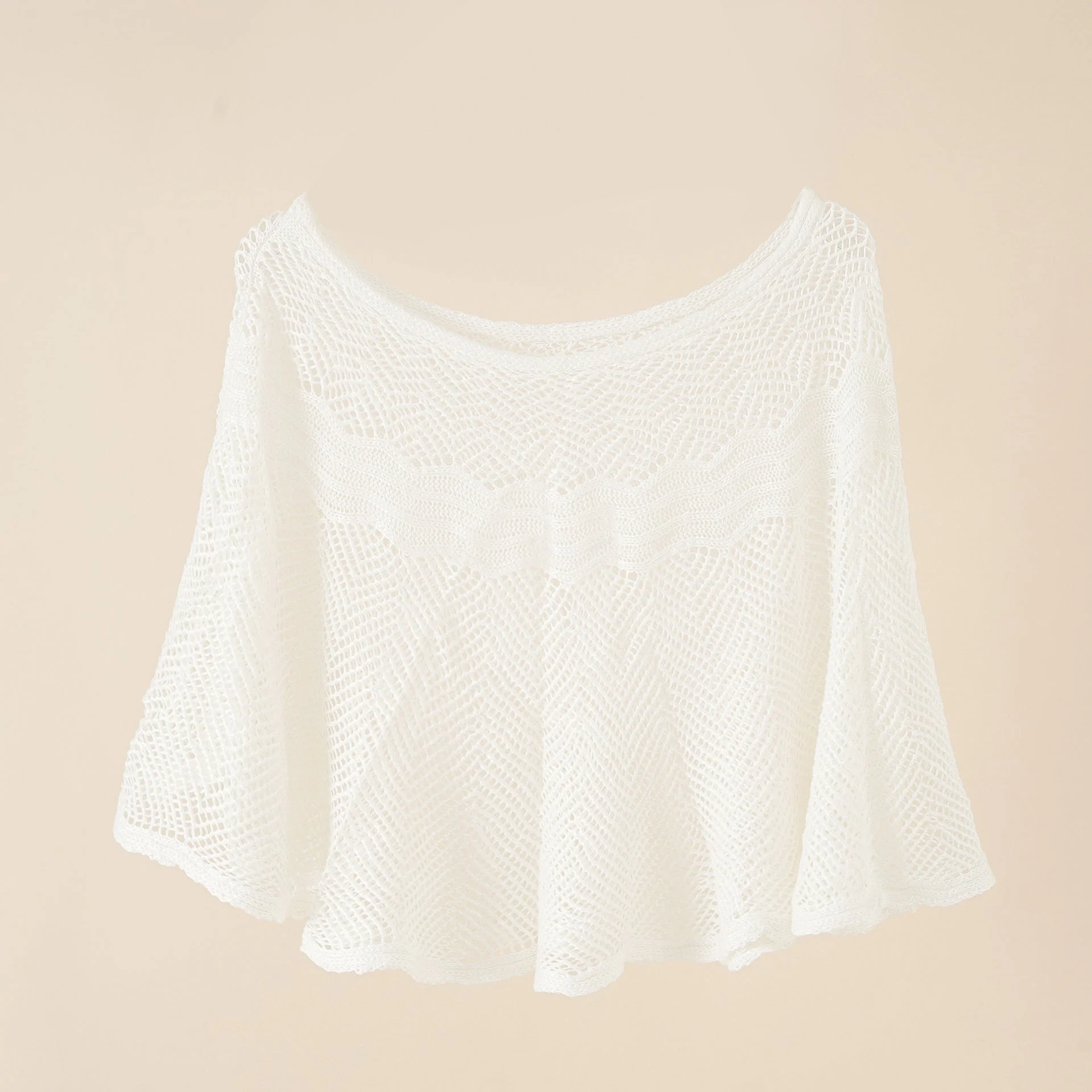 Damen Luftiger Strickponcho Im Modernen Design Heidi-Mode - Image 10