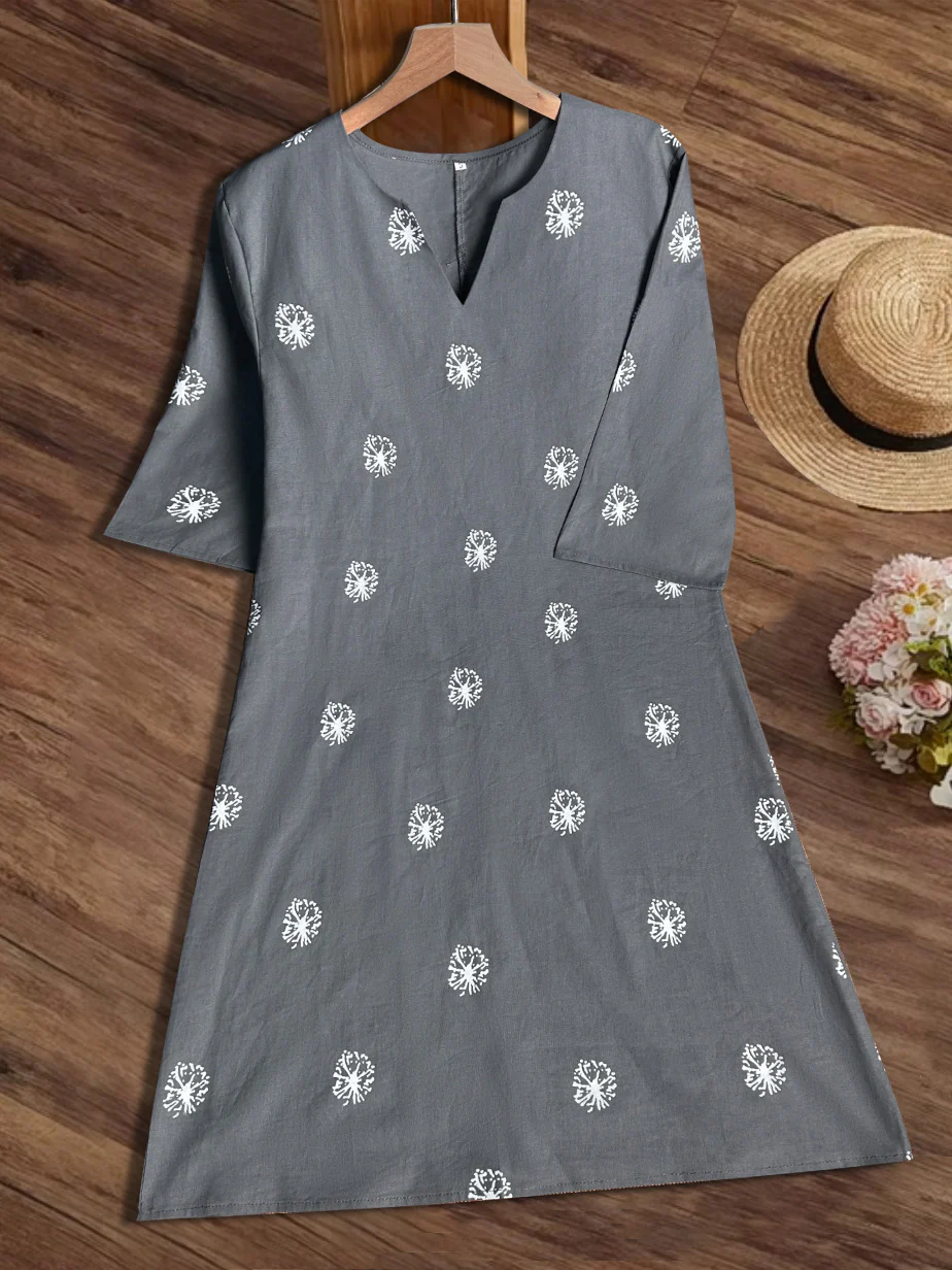 Damen luftiges Sommerkleid mit raffinierten Spitzenakzenten Heidi-Mode - Image 12