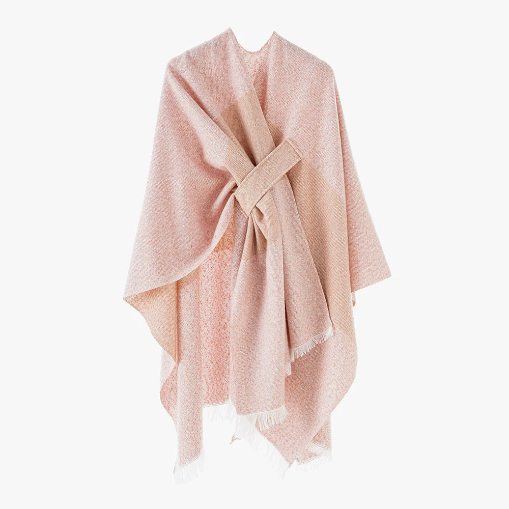 Damen Luxuriöser Oversize Poncho Aus Hochwertigem Mischgewebe Heidi-Mode - Image 21