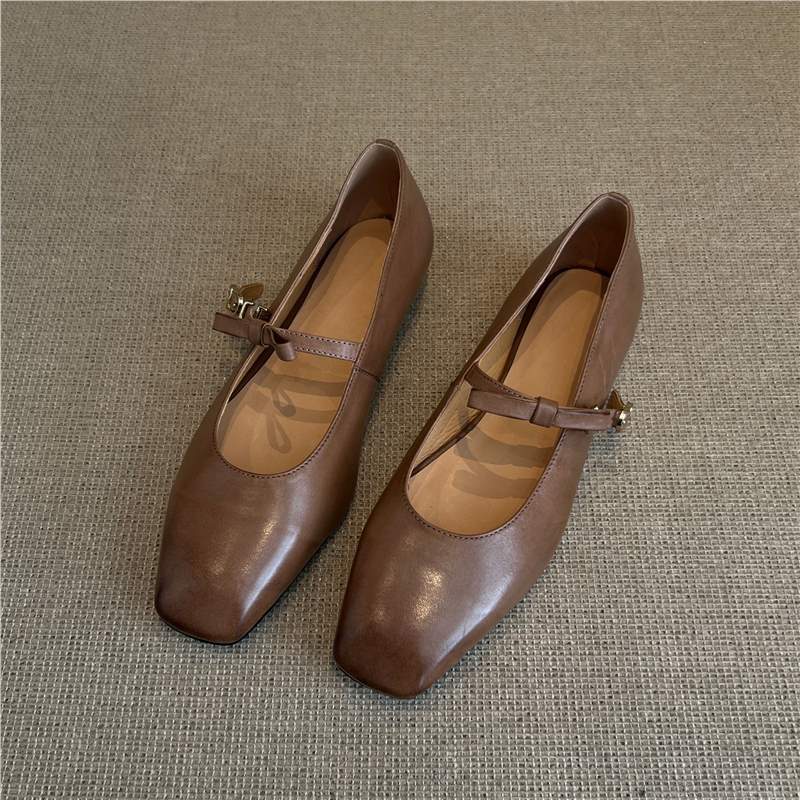 Damen Mary Jane Ballerinas mit edlem Riemenverschluss und komfortabler Sohle Heidi Mode - Image 4