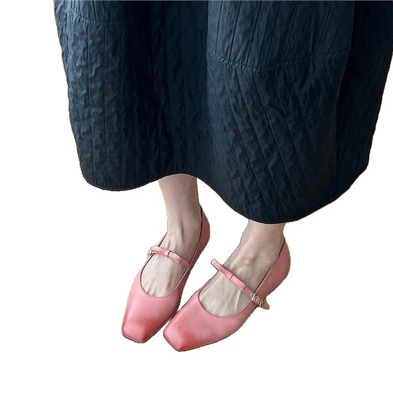 Damen Mary Jane Ballerinas mit edlem Riemenverschluss und komfortabler Sohle Heidi Mode - Image 5