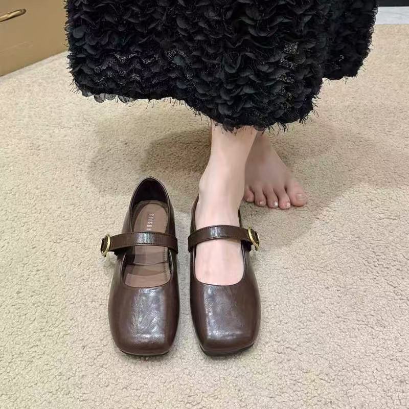 Damen Mary Jane Schuhe mit verstellbarem Riemen und eleganter Schnalle Heidi Mode - Image 2