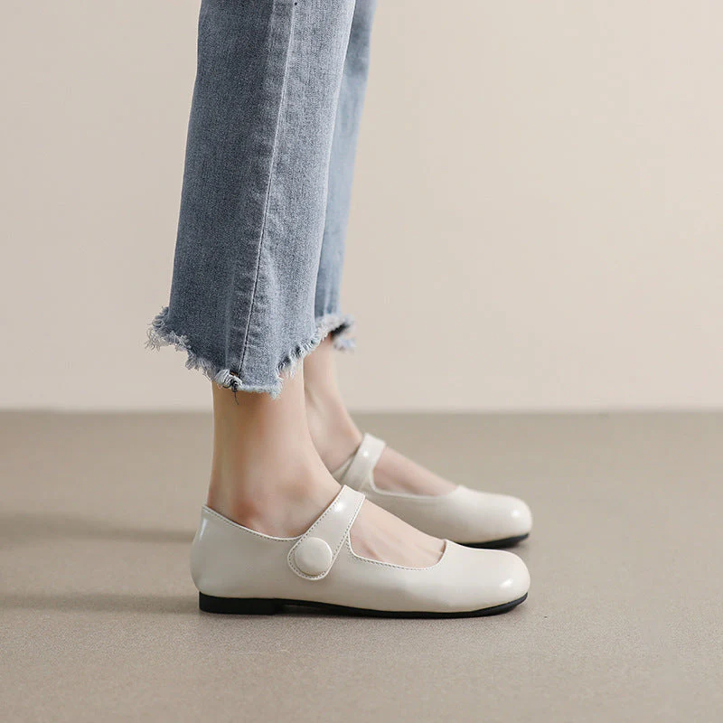 Damen Mary Jane Schuhe mit Verstellbarem Riemen und Komfortablem Fußbett Heidi-Mode - Image 3