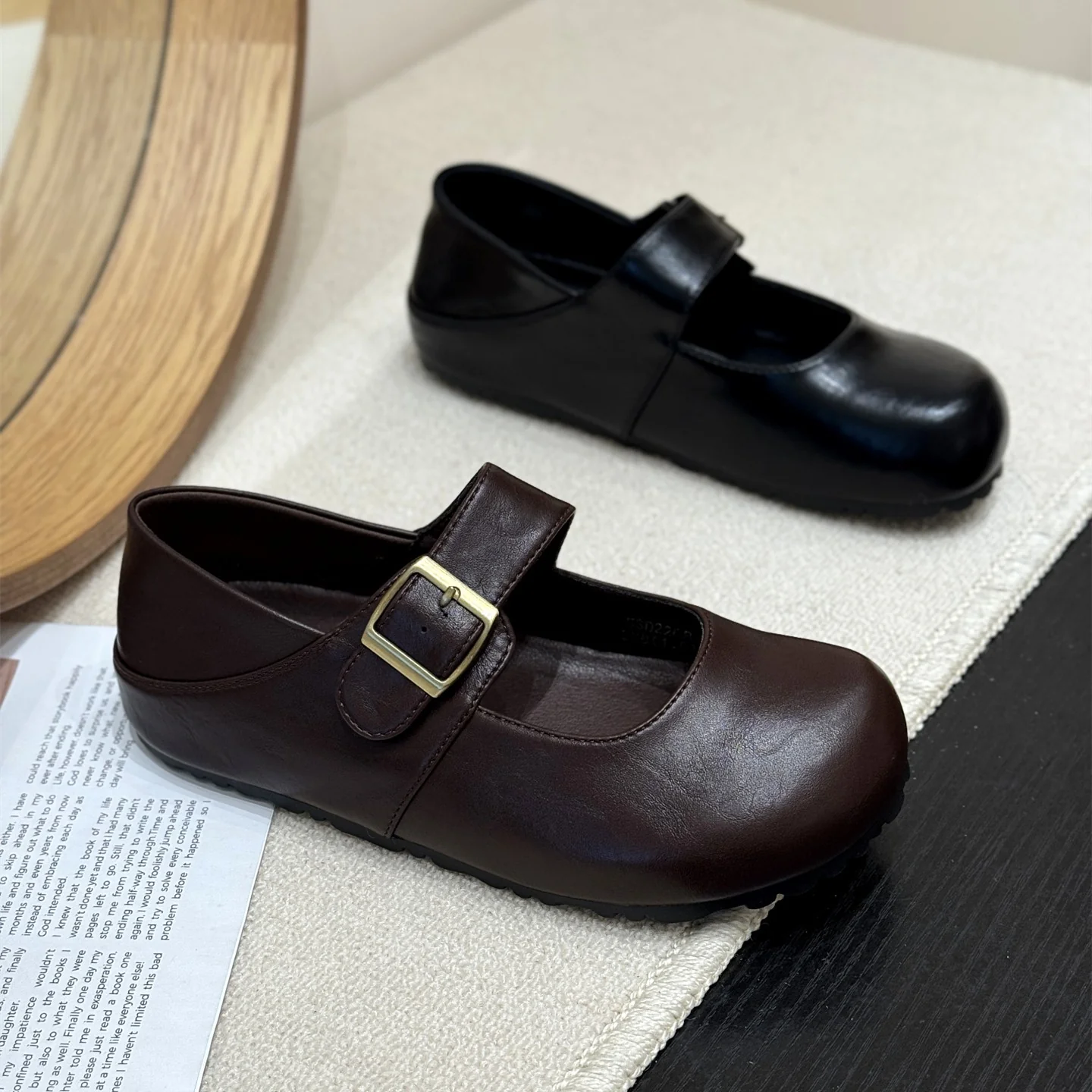 Damen Mary Janes mit modischem Schnallenverschluss und bequemer Sohle Heidi Mode - Image 6