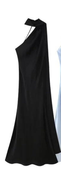 Damen Maxikleid mit Asymmetrischem Schnitt und Fließendem Stoff Heidi-Mode - Image 11