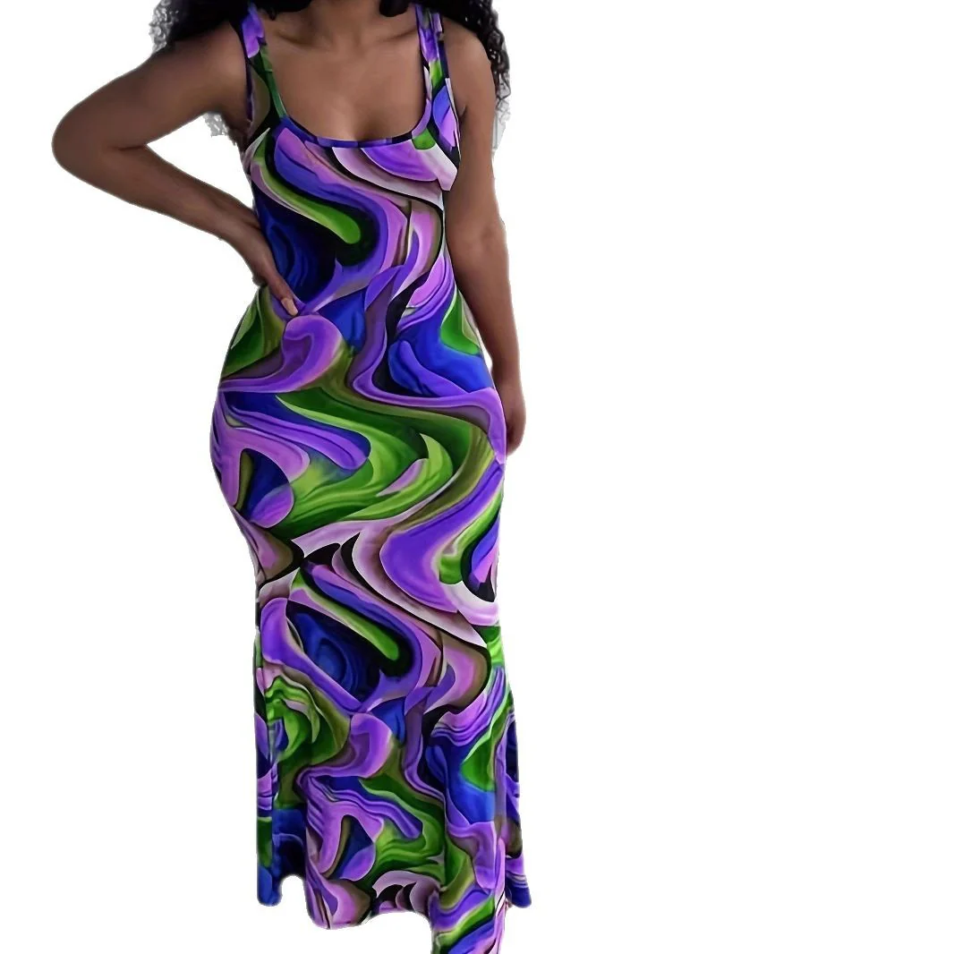 Damen Maxikleid mit exklusivem Farbverlauf und figurumspielendem Schnitt Heidi-Mode - Image 5