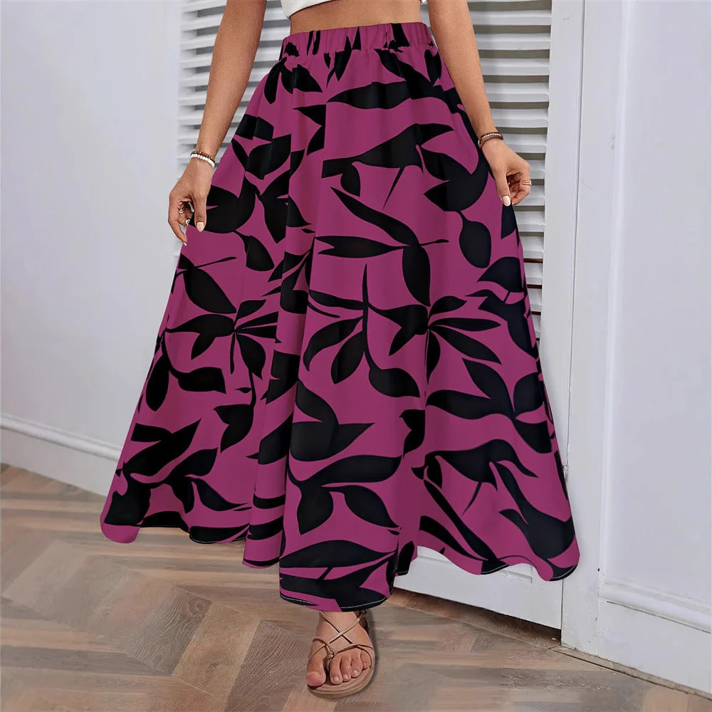 Damen Maxirock mit Floralem Muster Heidi-Mode - Image 4