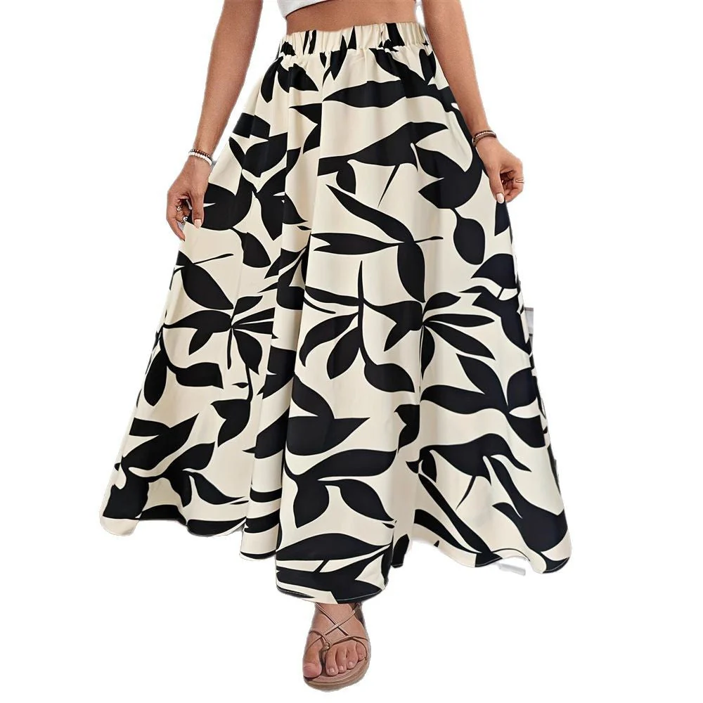 Damen Maxirock mit Floralem Muster Heidi-Mode - Image 5