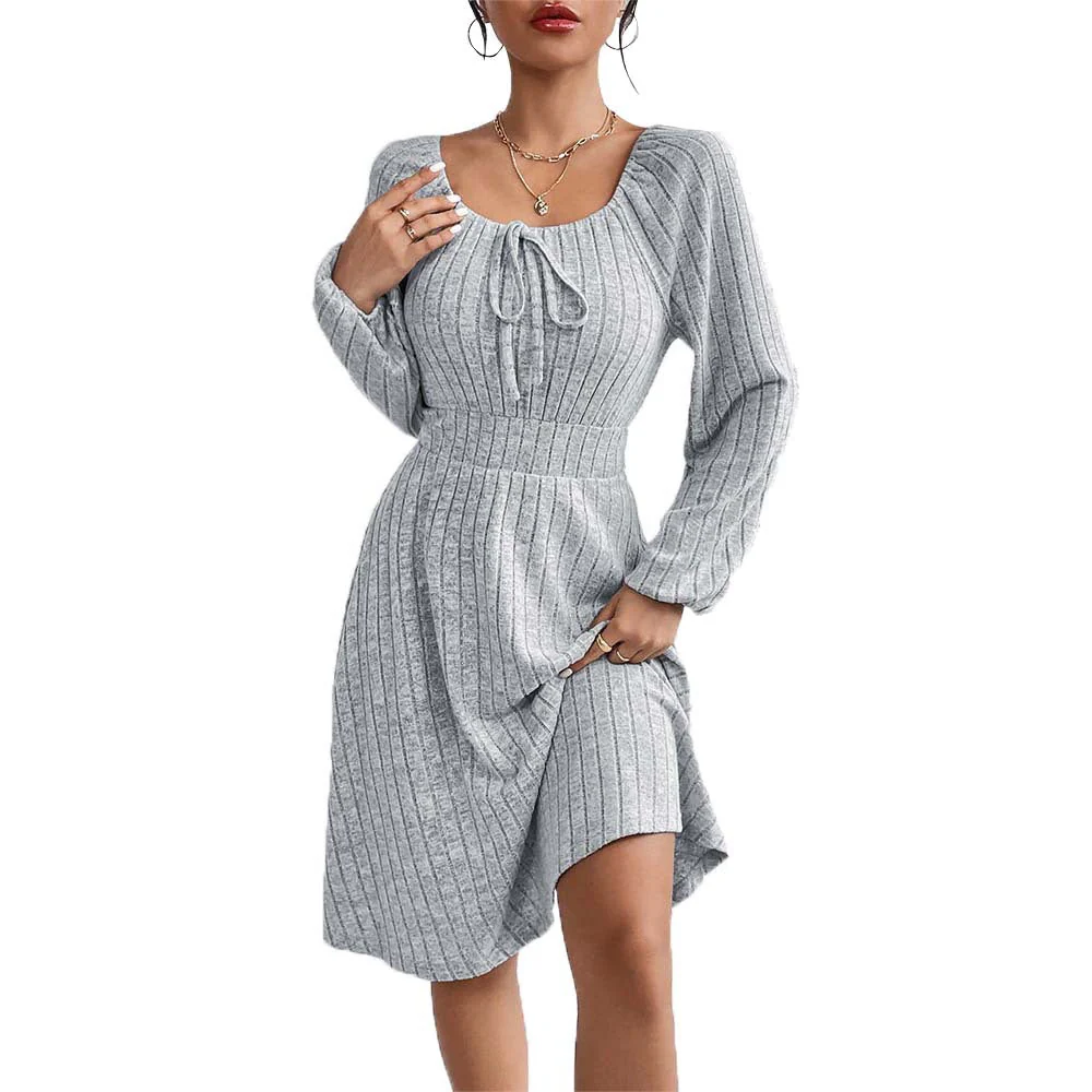 Damen Midi-Kleid mit Elastischem Material und Modischer Raffung Heidi-Mode - Image 5