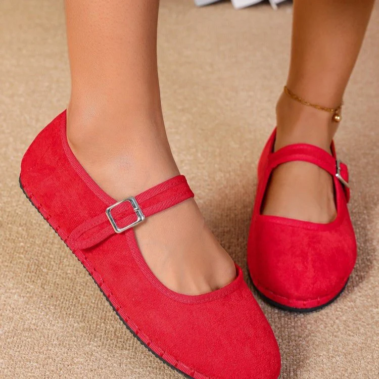 Damen Mocassins mit verstellbarem Riemen und weichem Obermaterial Heidi Mode - Image 3