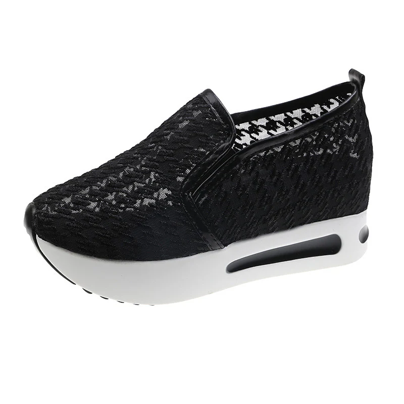 Damen Mode-Sneaker mit innovativem Slip-On Design und hochgezogenem Absatz Heidi Mode - Image 6