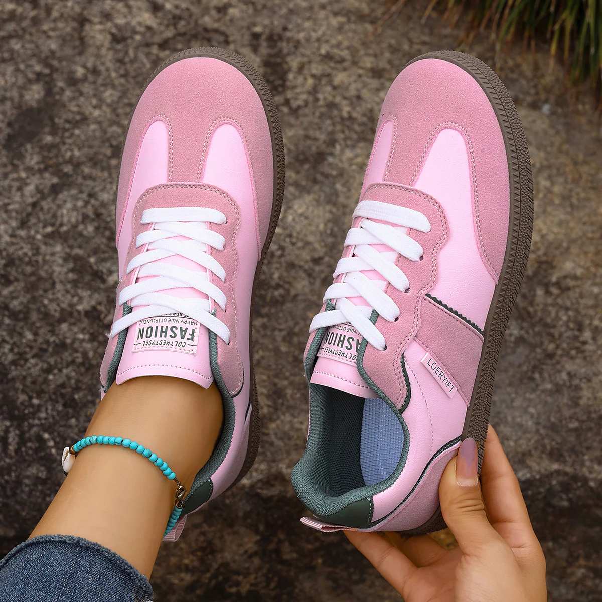 Damen Modefreizeitsneaker mit modernem Design und eleganten Akzenten Heidi Mode - Image 4