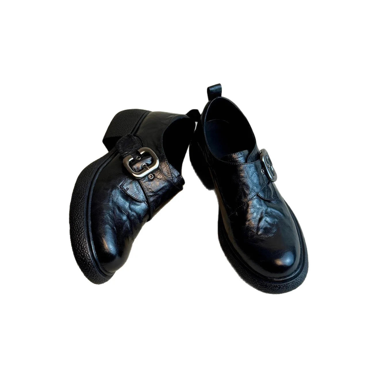 Damen Moderne Halbschuhe mit verstellbarem Riemen und bequemer Sohle Heidi Mode - Image 5