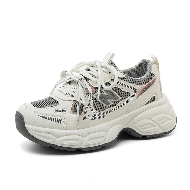 Damen moderne Laufsneaker mit atmungsaktiver Mesh-Oberfläche und dämpfender Sohle Heidi Mode - Image 5