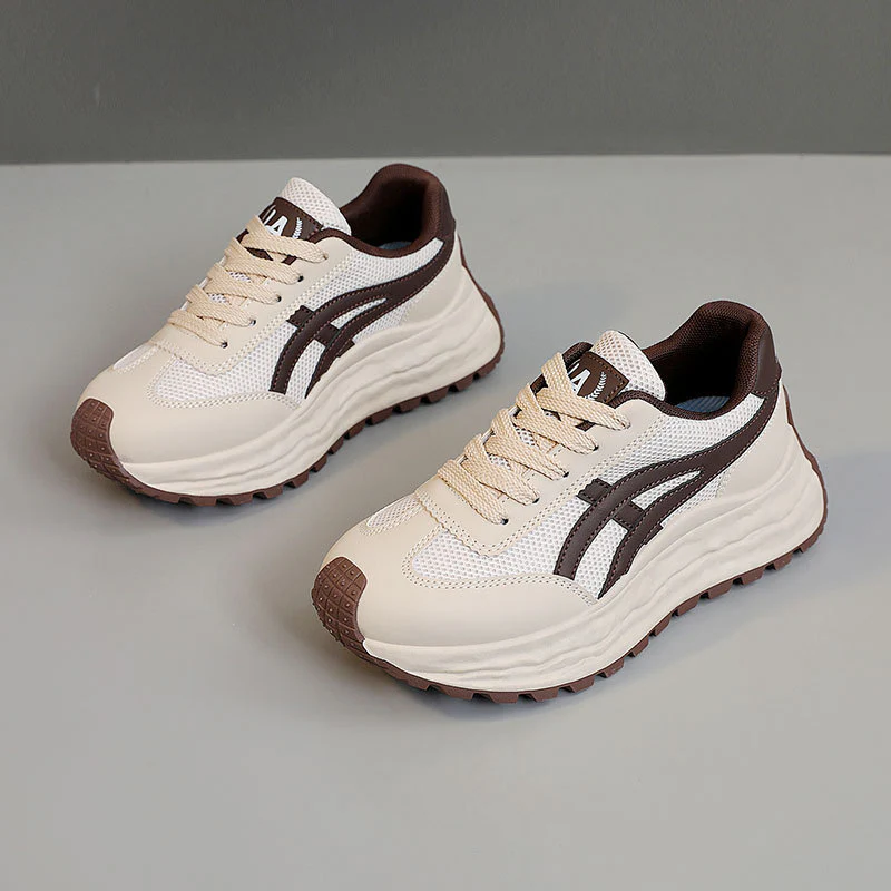Damen moderne Sneaker mit atmungsaktiver Mesh-Oberfläche und dämpfender Laufsohle Heidi Mode - Image 6