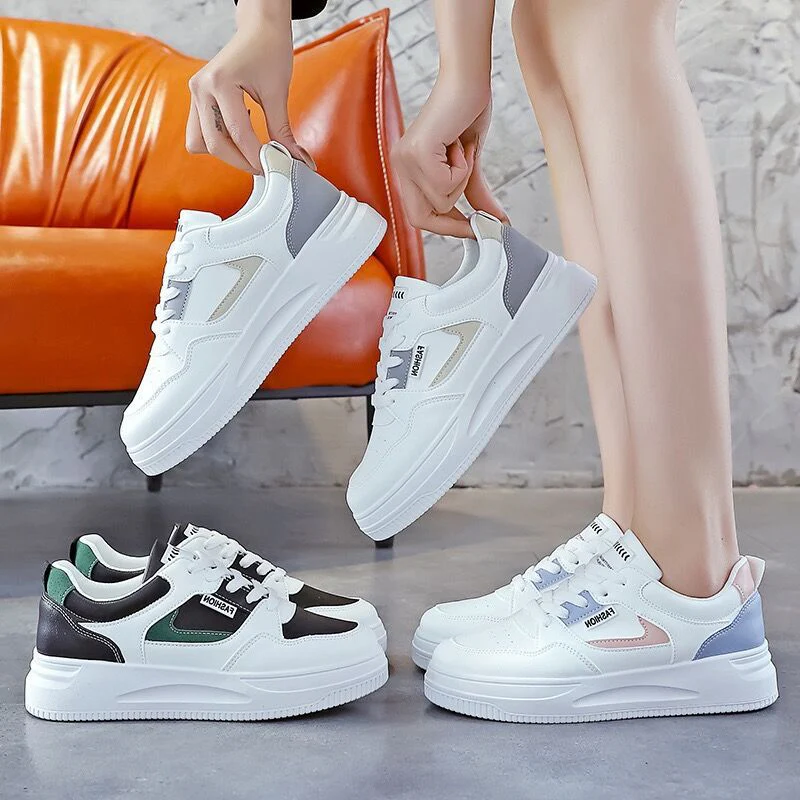 Damen moderne Sneaker mit gepolstertem Innenfutter und rutschfester Sohle Heidi Mode - Image 2