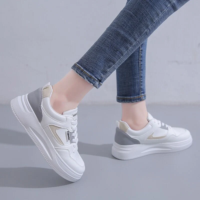 Damen moderne Sneaker mit gepolstertem Innenfutter und rutschfester Sohle Heidi Mode - Image 6