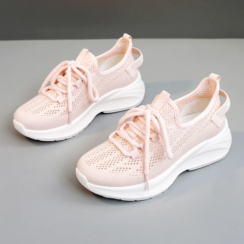 Damen moderne Sneakers mit atmungsaktiver Mesh-Oberfläche und dämpfendem Sohlenprofil Heidi Mode - Image 6