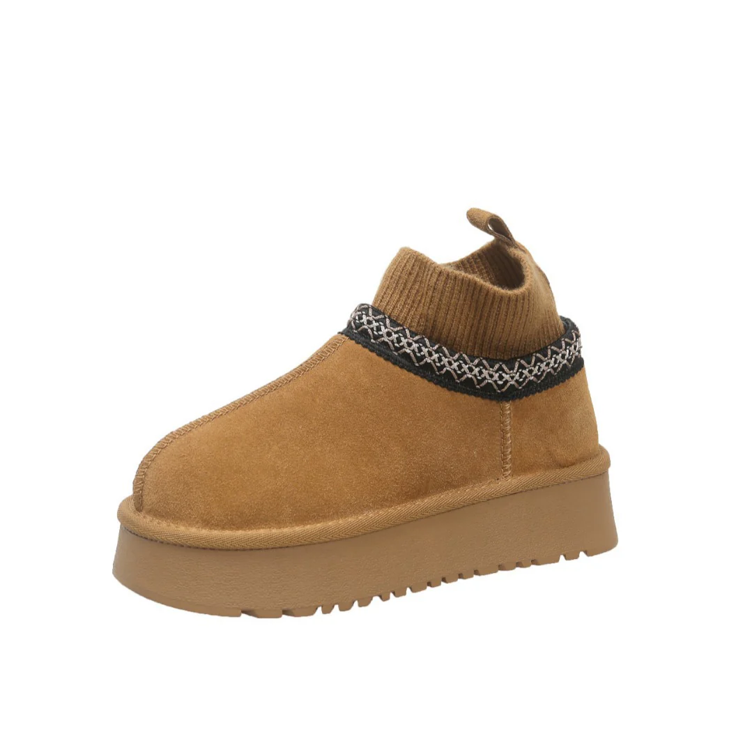 Damen modische Ankle Boots mit elastischem Kragen und rutschfester Sohle Heidi Mode - Image 5