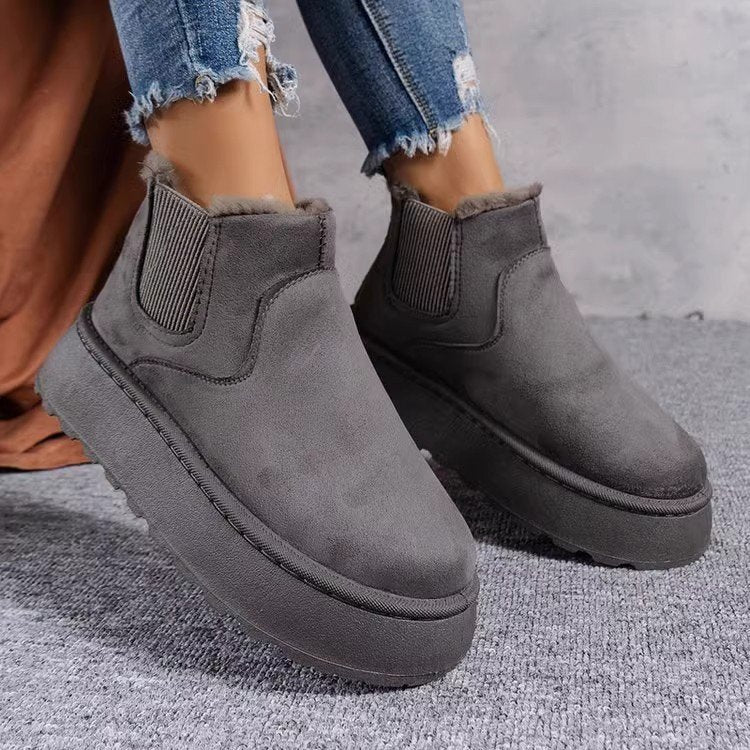 Damen Modische Ankle-Boots mit kuscheligem Futter und rutschfester Sohle Heidi Mode - Image 6