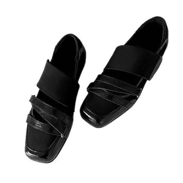 Damen Modische Ballerina-Schuhe mit dekorativen Metallic-Details Heidi Mode - Image 5