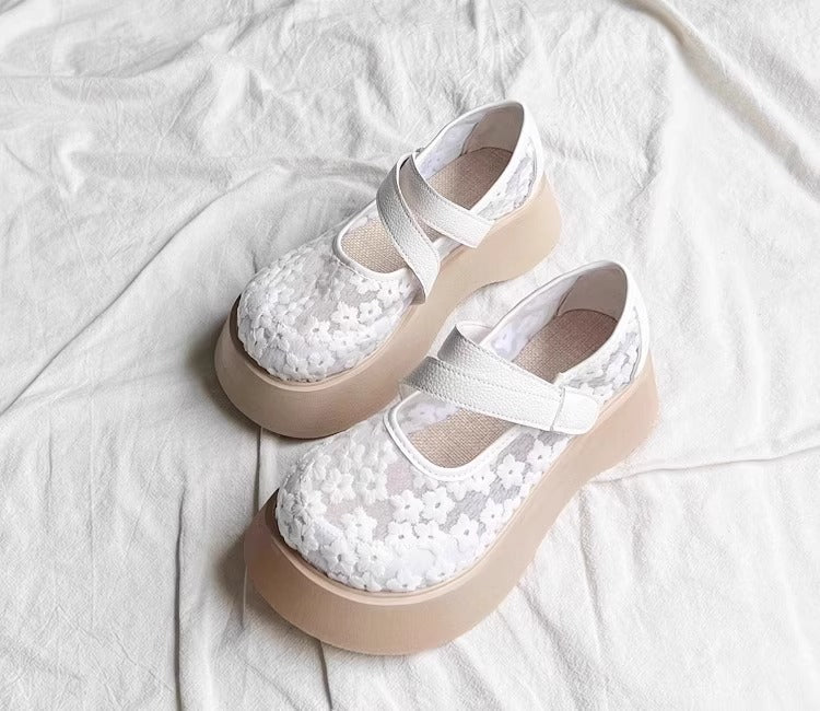 Damen modische Ballerinas mit floralem Design und dämpfender Sohle Heidi Mode - Image 6