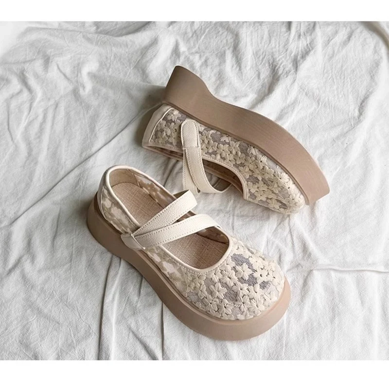 Damen modische Ballerinas mit floralem Design und dämpfender Sohle Heidi Mode - Image 7