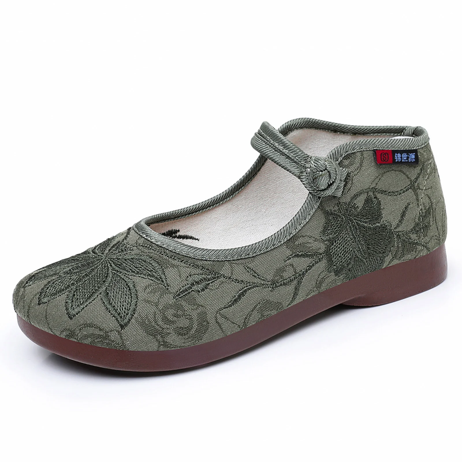 Damen Modische Ballerinas mit floralem Stickdesign Heidi Mode - Image 5