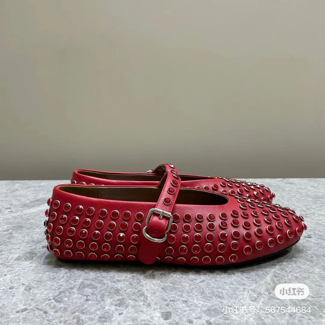 Damen Modische Ballerinas mit Strassverzierungen und komfortablem Fußbett Heidi Mode - Image 7