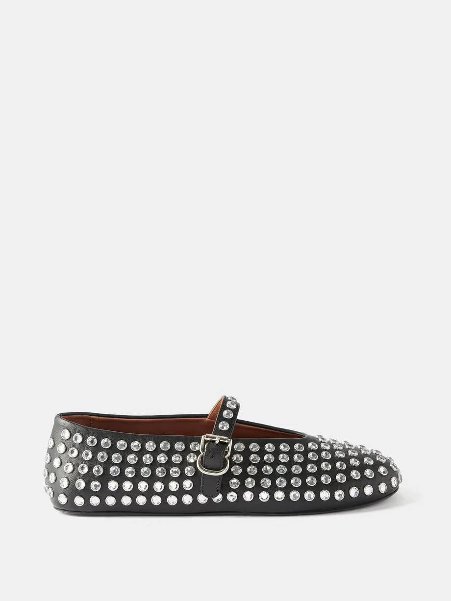 Damen Modische Ballerinas mit Strassverzierungen und komfortablem Fußbett Heidi Mode - Image 9